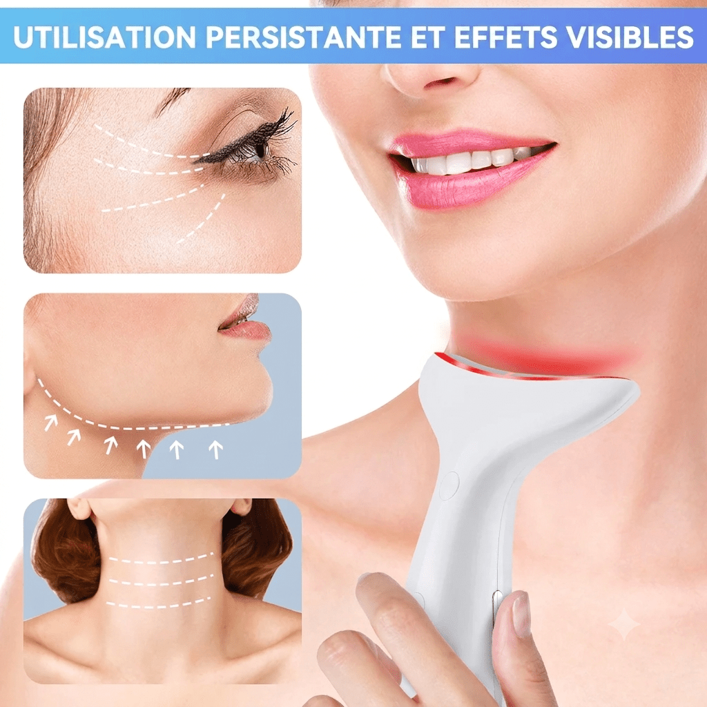 Sculpteur de Visage LED 7 Couleurs — Massage Anti-Âge & Raffermissant - Floracyn